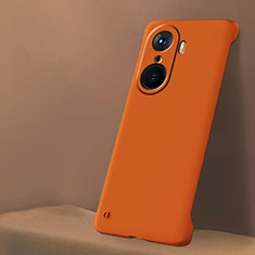 Custodia Plastica Rigida Senza Cornice Cover Opaca Z01 per Huawei Honor 60 5G Arancione