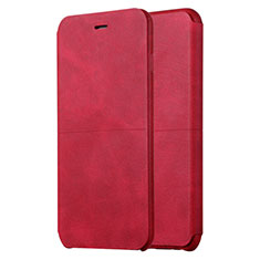 Custodia Portafoglio In Pelle con Stand L01 per Apple iPhone 6 Plus Rosso