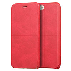 Custodia Portafoglio In Pelle con Stand per Apple iPhone 8 Rosso
