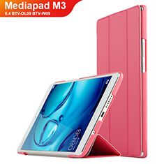 Custodia Portafoglio In Pelle con Stand per Huawei Mediapad M3 8.4 BTV-DL09 BTV-W09 Rosso