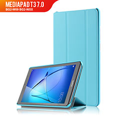 Custodia Portafoglio In Pelle con Stand per Huawei MediaPad T3 7.0 BG2-W09 BG2-WXX Cielo Blu