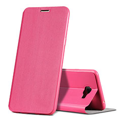 Custodia Portafoglio In Pelle con Stand per Samsung Galaxy C5 SM-C5000 Rosa