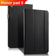 Custodia Portafoglio In Pelle con Supporto L01 per Huawei Honor Pad 5 8.0 Nero