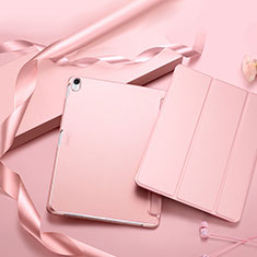 Custodia Portafoglio In Pelle con Supporto L02 per Apple iPad Pro 11 (2018) Rosa