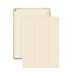 Custodia Portafoglio In Pelle con Supporto per Apple iPad Pro 12.9 Oro