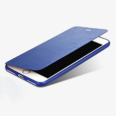 Custodia Portafoglio In Pelle con Supporto per Apple iPhone 8 Plus Blu