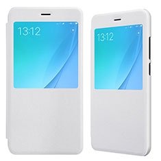 Custodia Portafoglio In Pelle con Supporto per Xiaomi Mi 5X Bianco