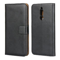 Custodia Portafoglio In Pelle con Supporto per Xiaomi Redmi 8 Nero