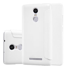 Custodia Portafoglio In Pelle con Supporto per Xiaomi Redmi Note 3 Bianco