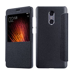 Custodia Portafoglio In Pelle con Supporto per Xiaomi Redmi Pro Nero