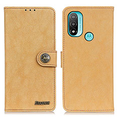 Custodia Portafoglio In Pelle Cover con Supporto A01D per Motorola Moto E20 Oro