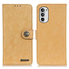 Custodia Portafoglio In Pelle Cover con Supporto A01D per Motorola Moto Edge (2022) 5G Oro