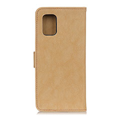 Custodia Portafoglio In Pelle Cover con Supporto A01D per Motorola Moto Edge S 5G Oro