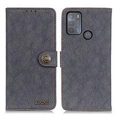 Custodia Portafoglio In Pelle Cover con Supporto A01D per Motorola Moto G50 Nero