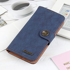 Custodia Portafoglio In Pelle Cover con Supporto A01D per OnePlus 9 5G Blu