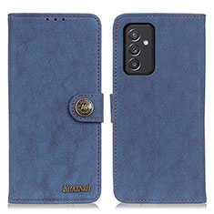 Custodia Portafoglio In Pelle Cover con Supporto A01D per Samsung Galaxy A15 5G Blu
