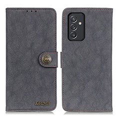 Custodia Portafoglio In Pelle Cover con Supporto A01D per Samsung Galaxy A15 5G Nero