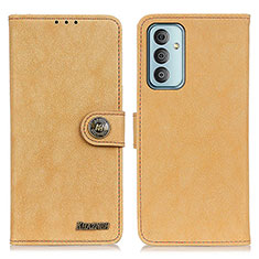Custodia Portafoglio In Pelle Cover con Supporto A01D per Samsung Galaxy F23 5G Oro