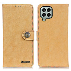 Custodia Portafoglio In Pelle Cover con Supporto A01D per Samsung Galaxy M33 5G Oro