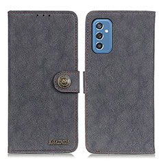 Custodia Portafoglio In Pelle Cover con Supporto A01D per Samsung Galaxy M52 5G Nero