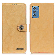 Custodia Portafoglio In Pelle Cover con Supporto A01D per Samsung Galaxy M52 5G Oro
