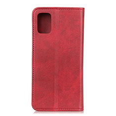 Custodia Portafoglio In Pelle Cover con Supporto A02D per Motorola Moto Edge S 5G Rosso