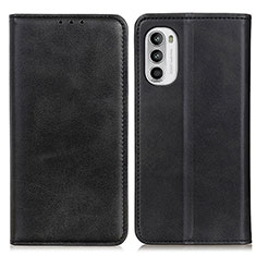 Custodia Portafoglio In Pelle Cover con Supporto A02D per Motorola Moto G71s 5G Nero