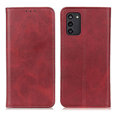 Custodia Portafoglio In Pelle Cover con Supporto A02D per Nokia G100 Rosso