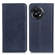 Custodia Portafoglio In Pelle Cover con Supporto A02D per OnePlus 11R 5G Blu