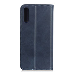 Custodia Portafoglio In Pelle Cover con Supporto A02D per Samsung Galaxy A02 Blu