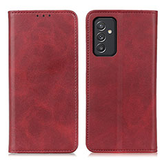 Custodia Portafoglio In Pelle Cover con Supporto A02D per Samsung Galaxy A15 5G Rosso