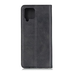 Custodia Portafoglio In Pelle Cover con Supporto A02D per Samsung Galaxy A42 5G Nero