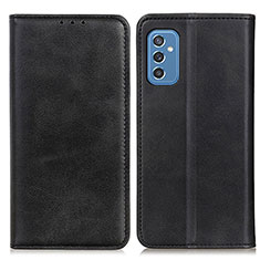 Custodia Portafoglio In Pelle Cover con Supporto A02D per Samsung Galaxy M52 5G Nero