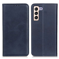 Custodia Portafoglio In Pelle Cover con Supporto A02D per Samsung Galaxy S21 5G Blu