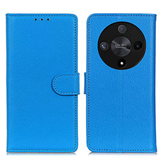 Custodia Portafoglio In Pelle Cover con Supporto A03D per Huawei Honor Magic6 Lite 5G Cielo Blu