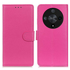 Custodia Portafoglio In Pelle Cover con Supporto A03D per Huawei Honor Magic6 Lite 5G Rosa Caldo