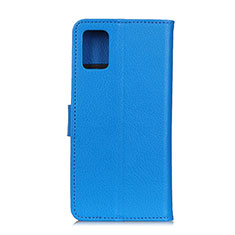 Custodia Portafoglio In Pelle Cover con Supporto A03D per Motorola Moto Edge S 5G Cielo Blu