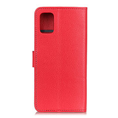 Custodia Portafoglio In Pelle Cover con Supporto A03D per Motorola Moto Edge S 5G Rosso