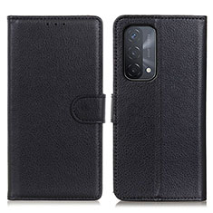 Custodia Portafoglio In Pelle Cover con Supporto A03D per Oppo A93 5G Nero