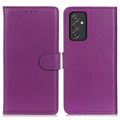Custodia Portafoglio In Pelle Cover con Supporto A03D per Samsung Galaxy A05s Viola