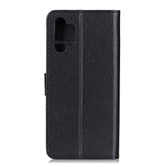 Custodia Portafoglio In Pelle Cover con Supporto A03D per Samsung Galaxy M32 5G Nero
