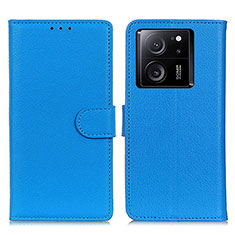 Custodia Portafoglio In Pelle Cover con Supporto A03D per Xiaomi Mi 13T 5G Cielo Blu