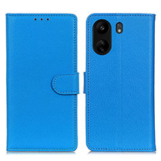 Custodia Portafoglio In Pelle Cover con Supporto A03D per Xiaomi Redmi 13C Cielo Blu