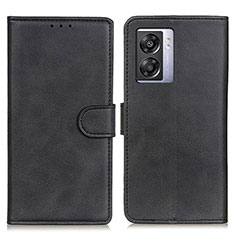 Custodia Portafoglio In Pelle Cover con Supporto A04D per Realme V23 5G Nero