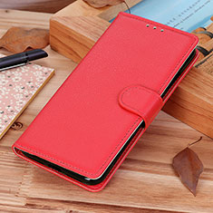 Custodia Portafoglio In Pelle Cover con Supporto A04D per Xiaomi Mi 13T 5G Rosso
