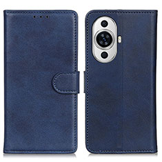 Custodia Portafoglio In Pelle Cover con Supporto A05D per Huawei Nova 11 Blu