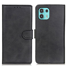 Custodia Portafoglio In Pelle Cover con Supporto A05D per Motorola Moto Edge 20 Lite 5G Nero