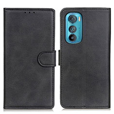 Custodia Portafoglio In Pelle Cover con Supporto A05D per Motorola Moto Edge 30 5G Nero