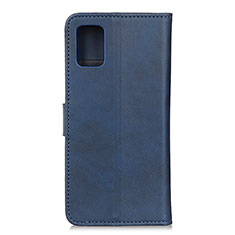 Custodia Portafoglio In Pelle Cover con Supporto A05D per Motorola Moto G100 5G Blu