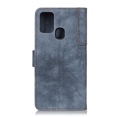 Custodia Portafoglio In Pelle Cover con Supporto A05D per Motorola Moto G31 Blu